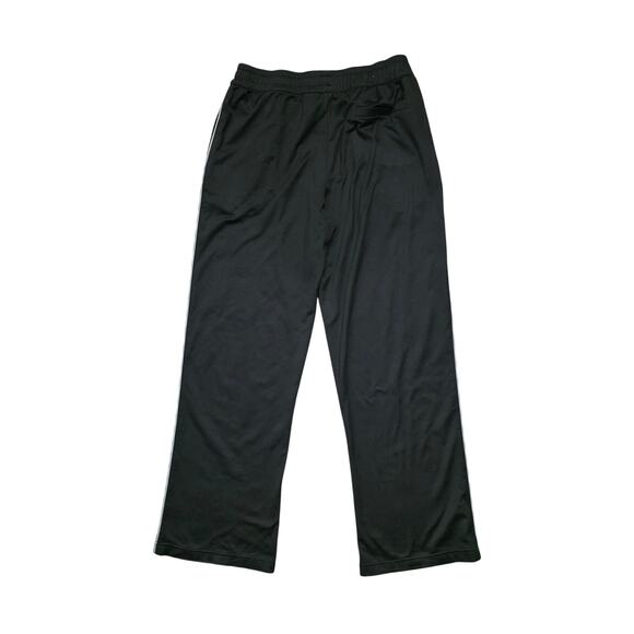 FILA Track Pants Men’s Large Black Fleece Pinstripe Pockets Rare - Picture 5 of 8